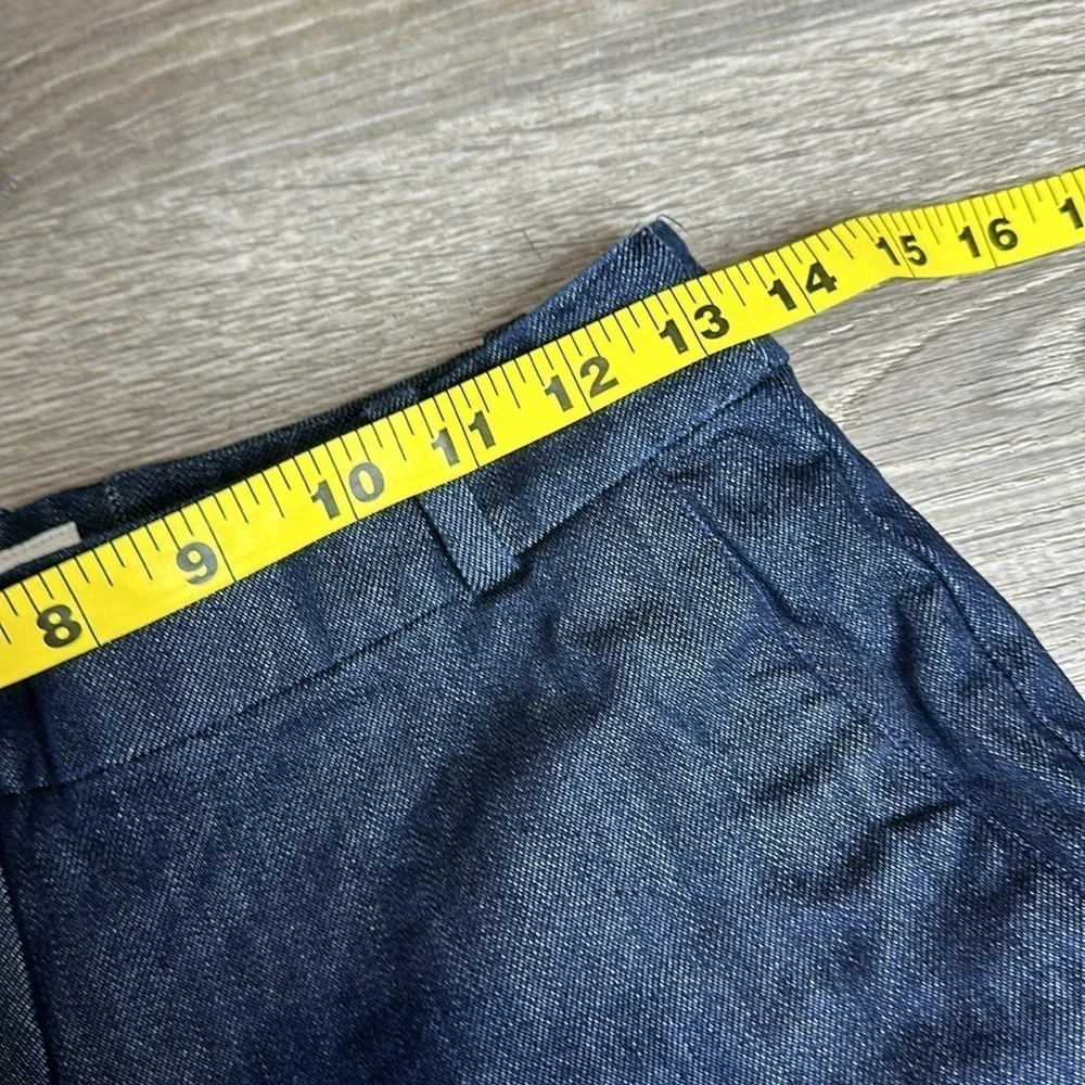 Kate Spade Women’s High Rise Curvy Straight Leg Ankle Jeans in Dark Blue Sz 00